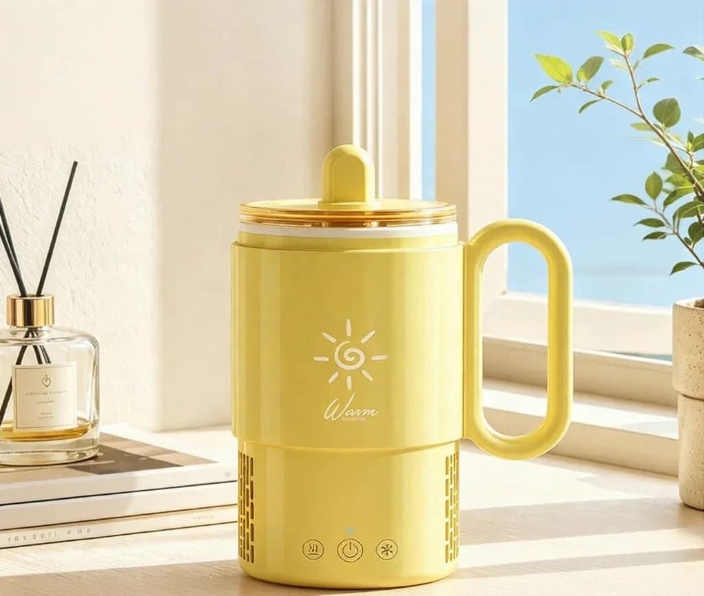 Mini køle- og varmekop 450mL 36W touch-betjening