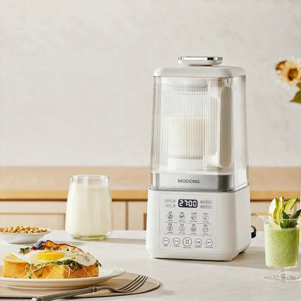 Opvarmet blender til suppe, juice, babymad og sojamælk