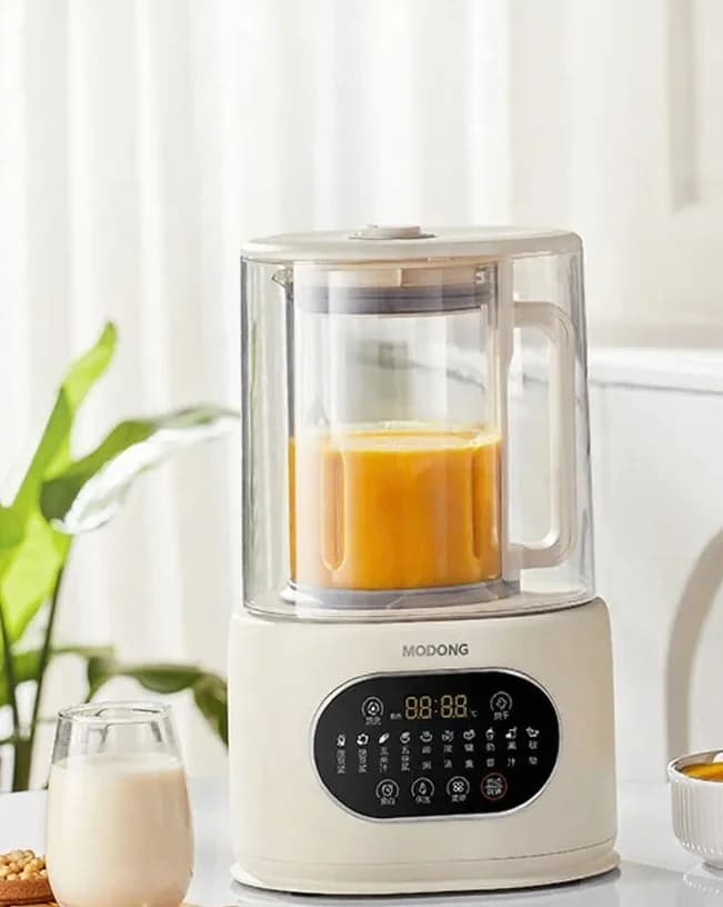 Elektrisk højhastighedsblender og sojamælksmaskine med opvarmning