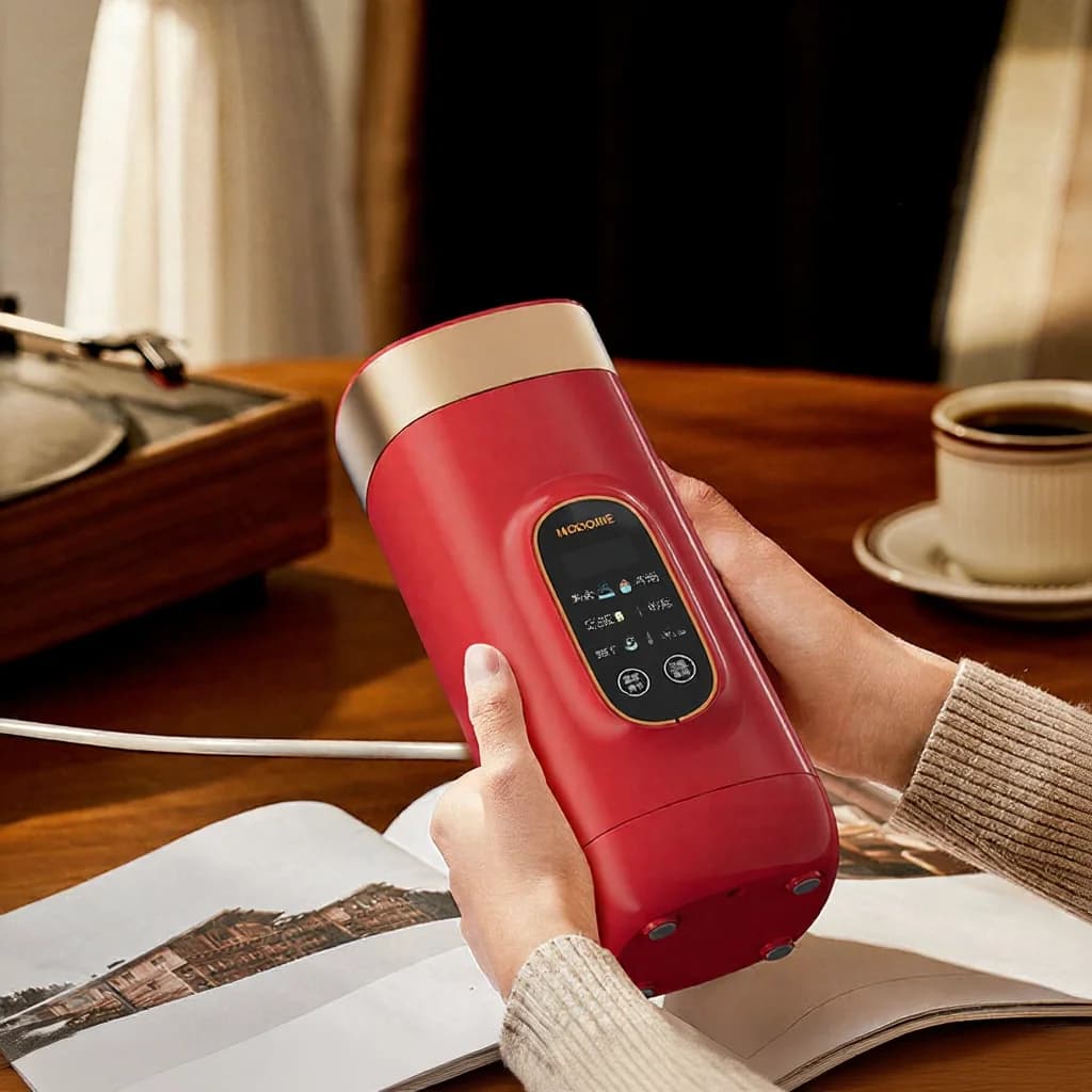 Bærbart elektrisk varmebæger 650ml 304-foring 220V