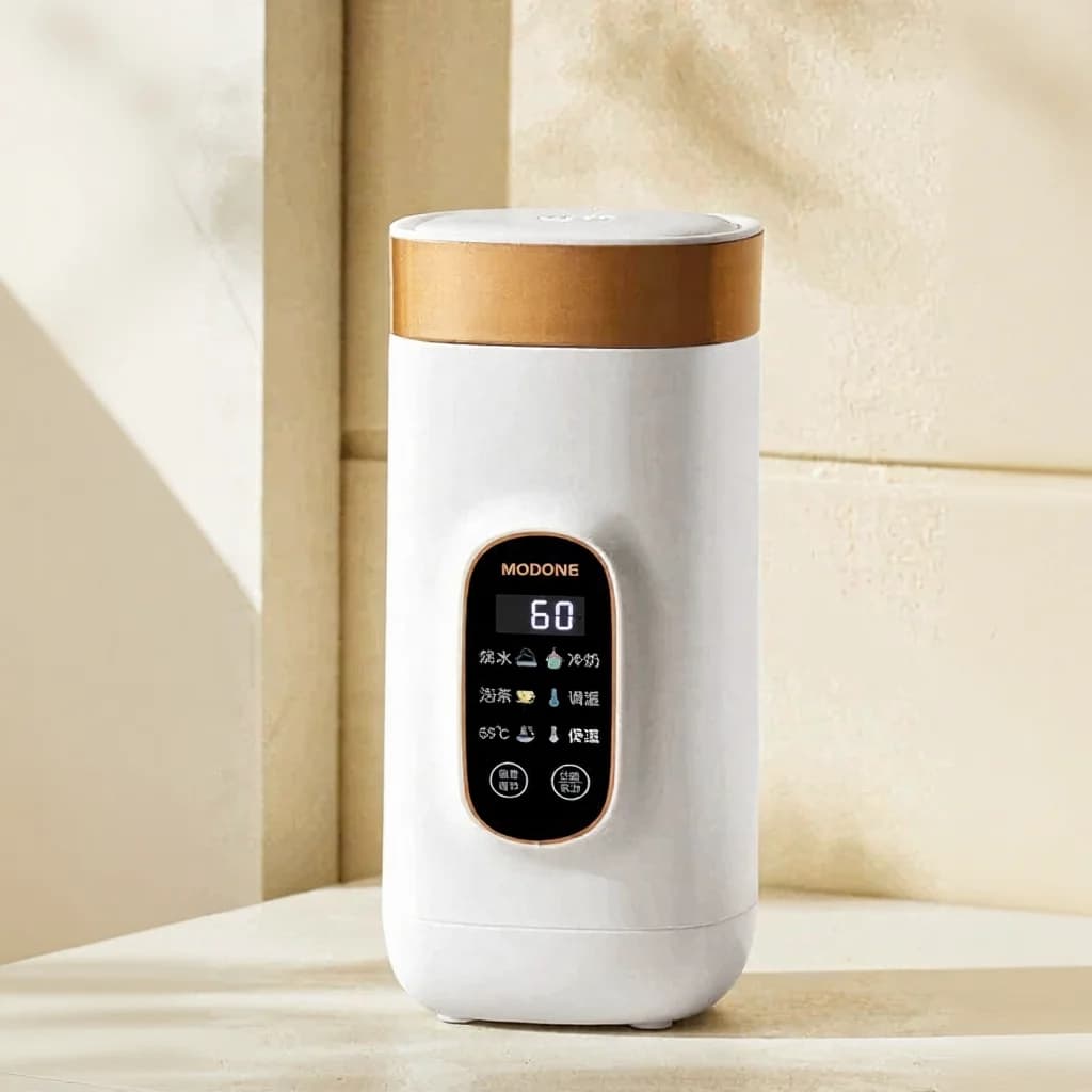 Bærbar elektrisk varmekop 650ml med 304 eller 316 inderbeholder