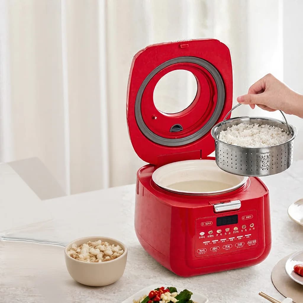 3L smart riskoger med keramisk glaseret indergryde og timer