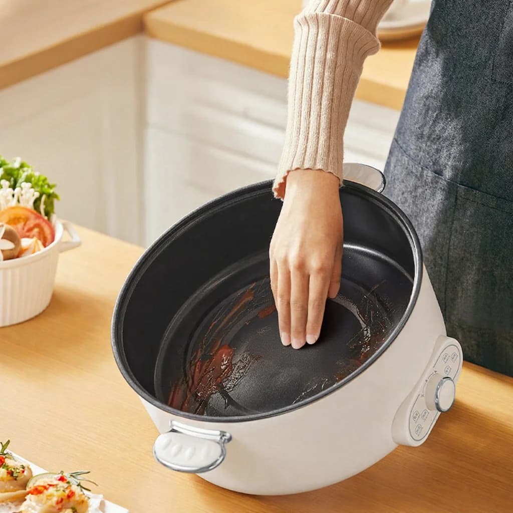 Elektrisk hotpot 6L 7L 8L med damper, 220V