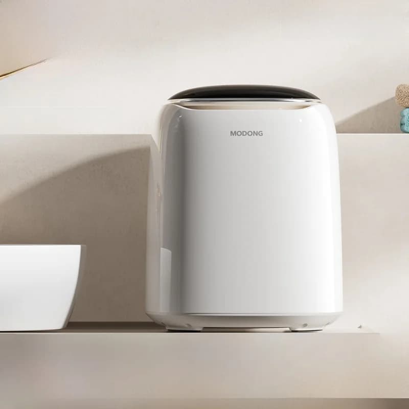 Mini automatisk vaskemaskine til undertøj og sokker, vask-tør kombi