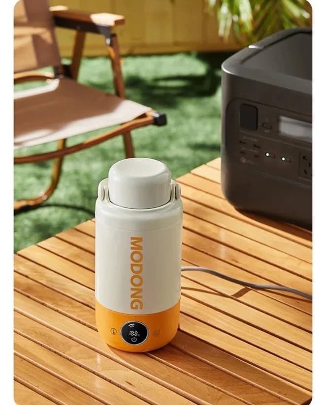 Bærbar elektrisk vandvarmekop 1L 110V-240V