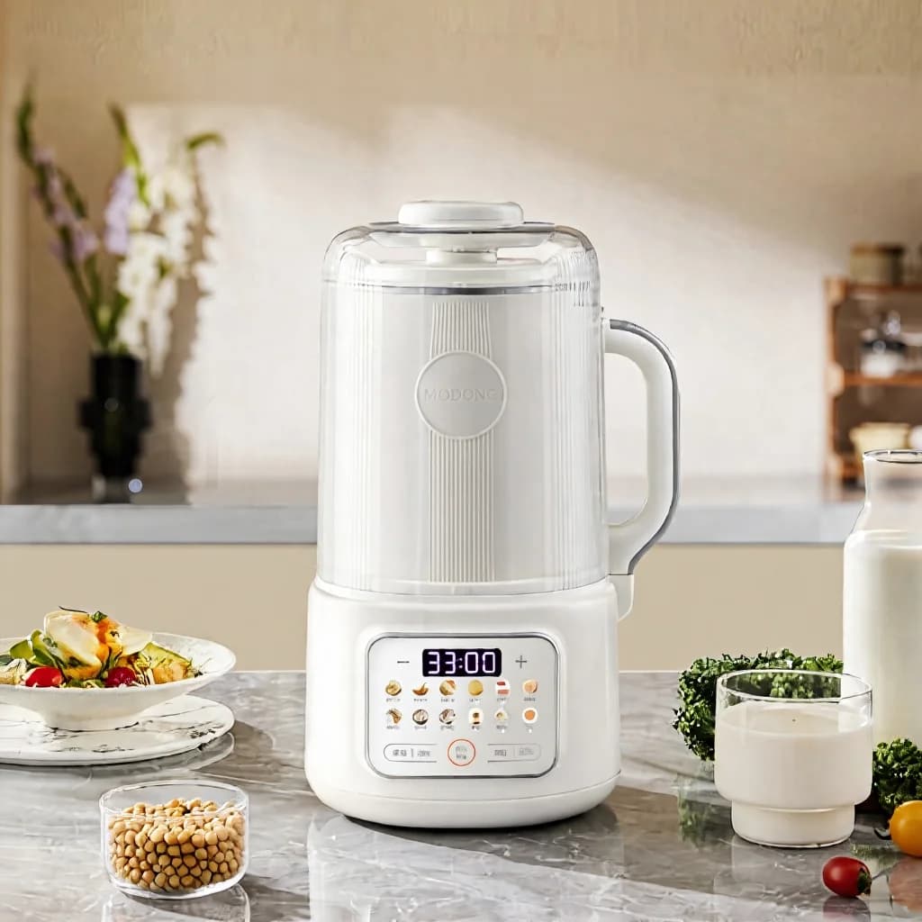 Opvarmningsblender til sojamælk med selvrens 800W