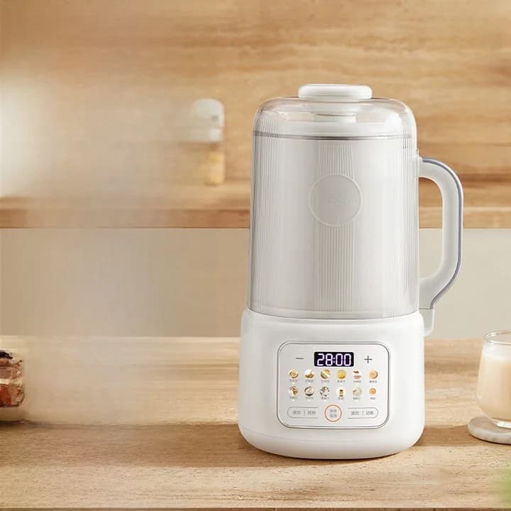 Varmeblender med 1,2L kapacitet, touchbetjening, rustfrit stål