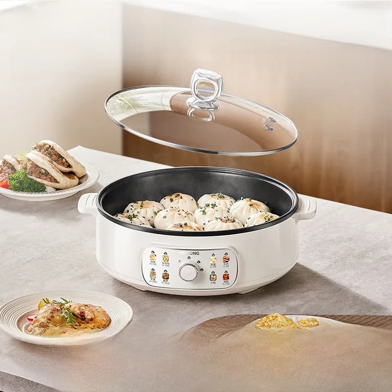 Elektrisk dobbeltsidet grillplade 4L non-stick 1800W