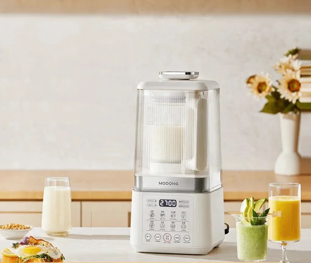 Opvarmet blender til suppe, juice, babymad og sojamælk