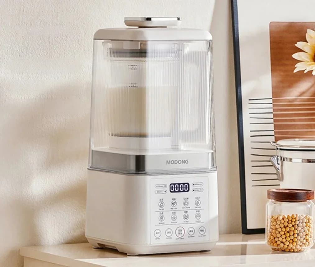 Opvarmende blender med to kopper og automatisk hold varm