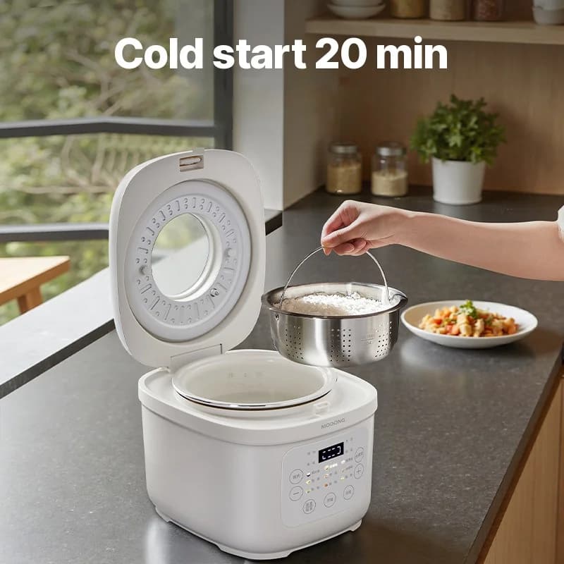 3L elektrisk riskoger med indre gryde i keramik, 600W
