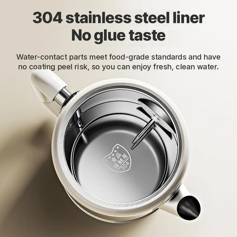 304 rustfrit stål elkedel 1.8L hold varm 1500W