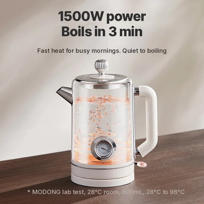 Elektrisk kedel med automatisk sluk og holde-varm 1.8L