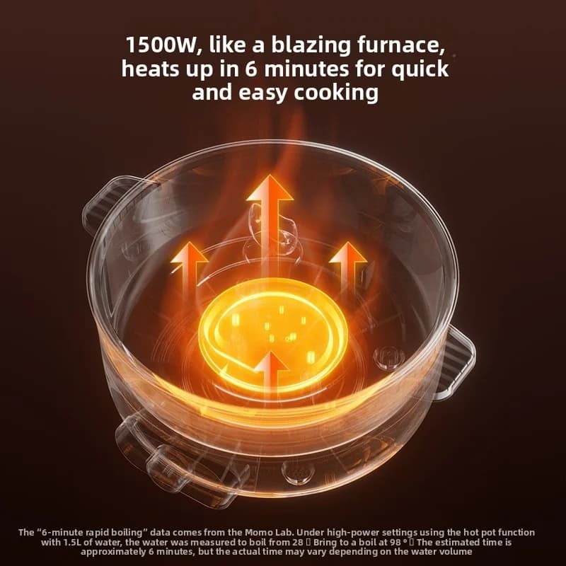 Elektrisk kogekar med damper, 7L eller 8L, 220V