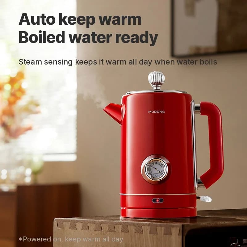 304 rustfrit stål elkedel 1.8L hold varm 1500W