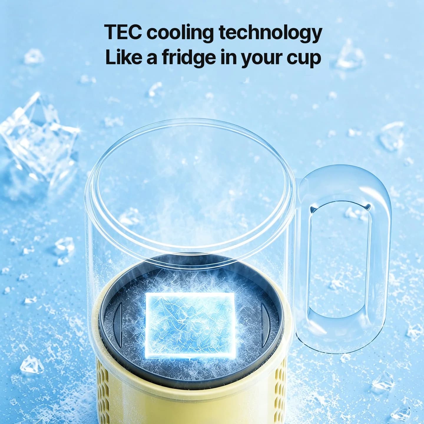 Mini køle- og varmebæger 450mL 36W Touch Control