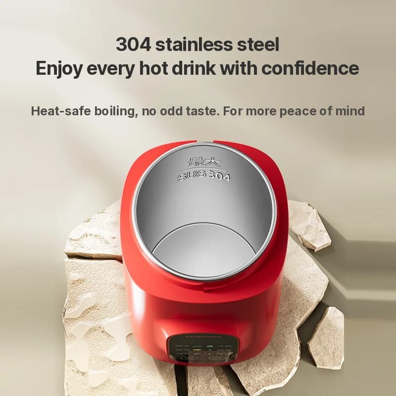 Bærbar elektrisk varmevandkop 650ml 304 inderdel 220V