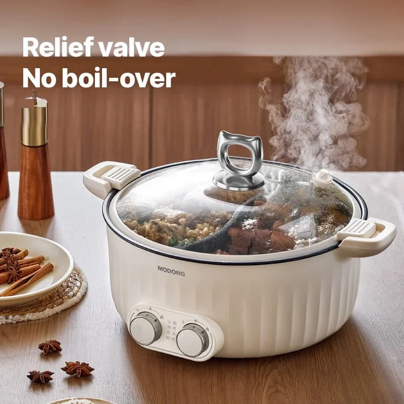 7L elektrisk hotpot med to zoner og uafhængig temperaturstyring