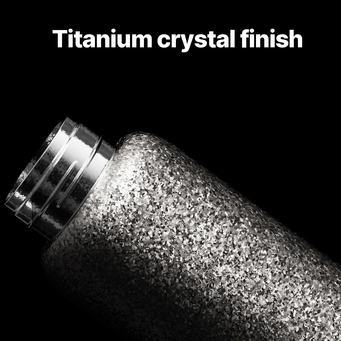 Bærbart elektrisk opvarmningskrus i titanium, 1L, dobbelt effekt, varm