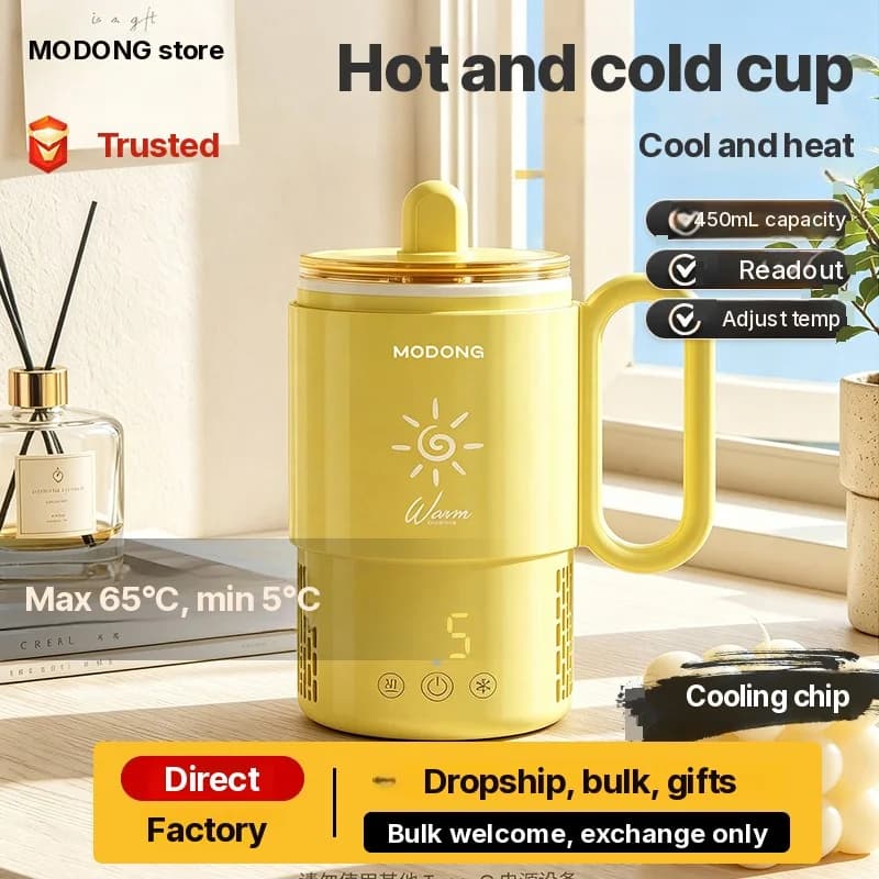 Mini køle- og varmebæger 450mL 36W Touch Control