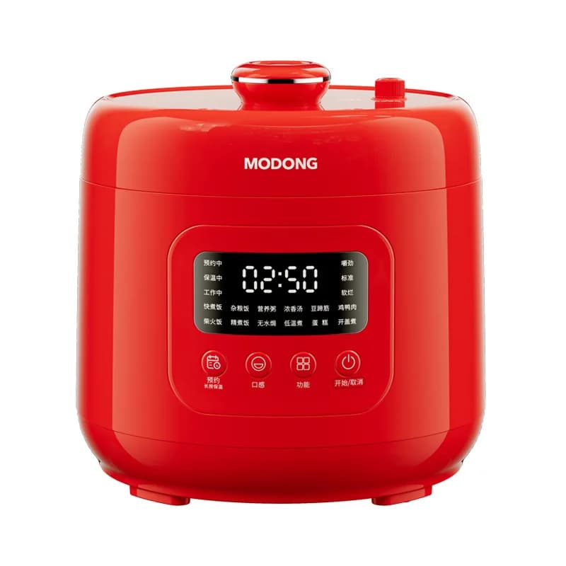 4L elektrisk trykkoger med keramisk belægning, 800W, touch-kontrol