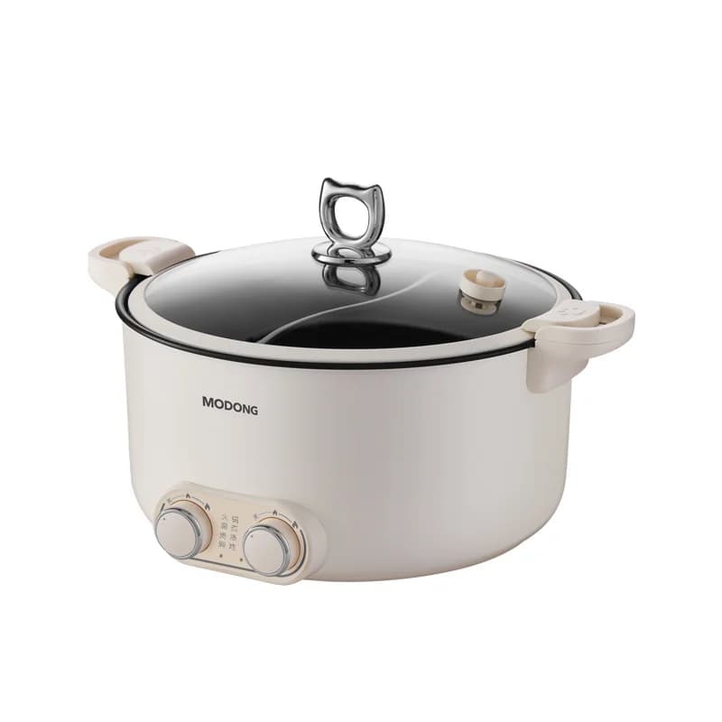 Dobbeltzone elektrisk hot pot 6L 7L 8L touchbetjening