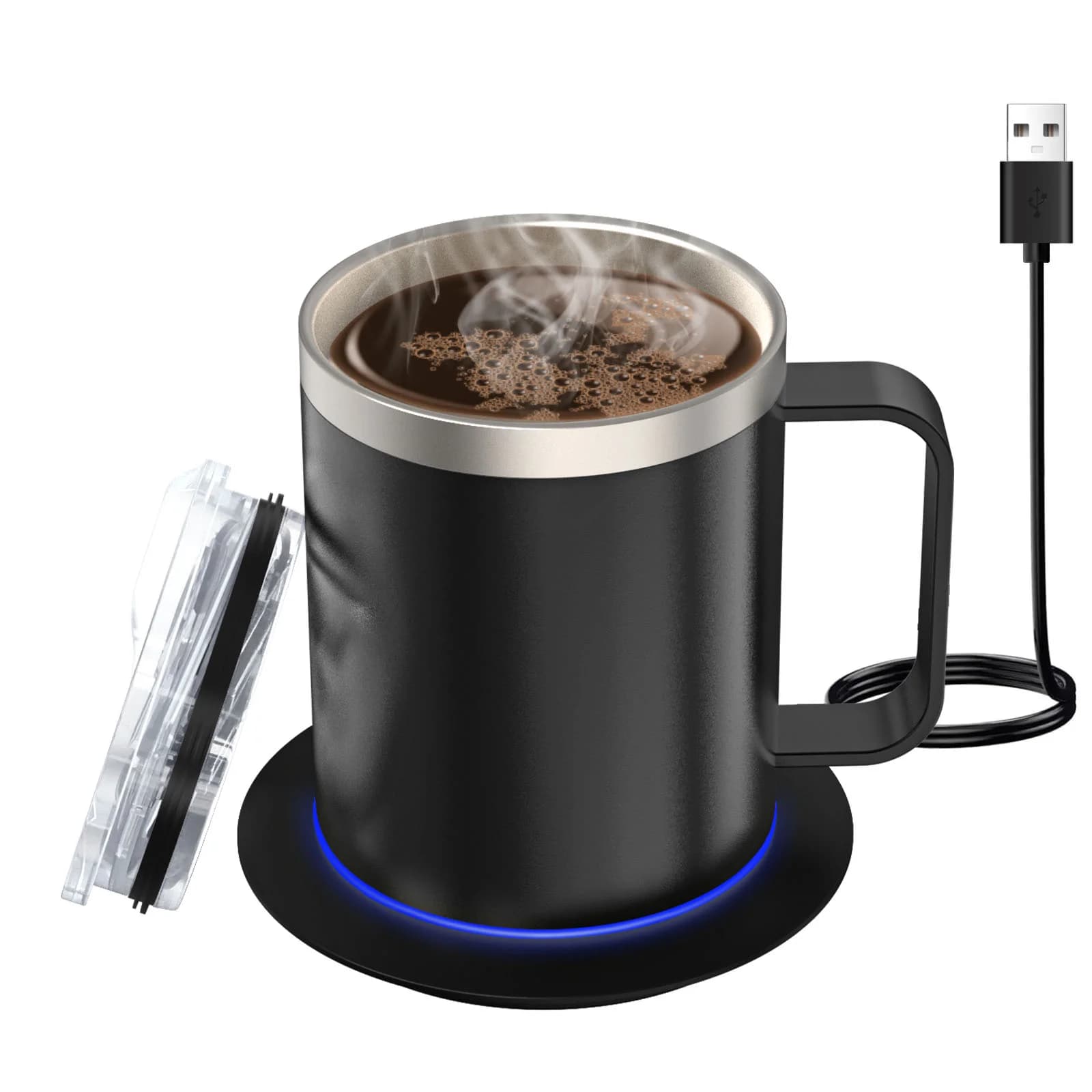 12oz USB-opvarmet kaffekrus