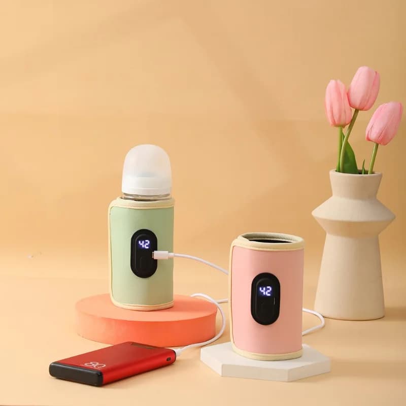 USB digital flaskevarmer til baby
