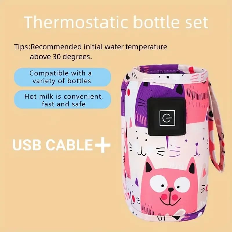 USB flaskevarmer til baby