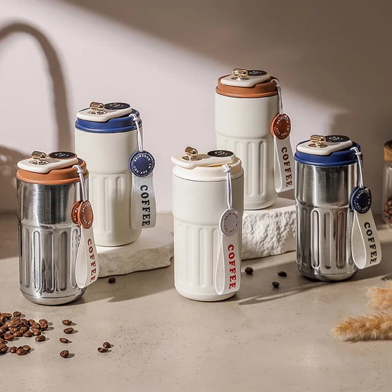 450ml termokop med temperaturdisplay