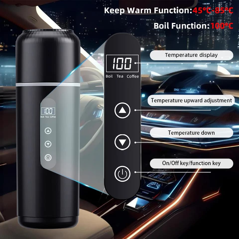 500ml 12V/24V bilopvarmningskop