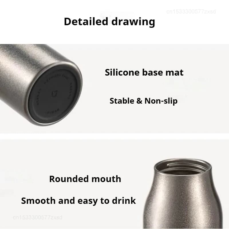 Ren titanium isoleret kop