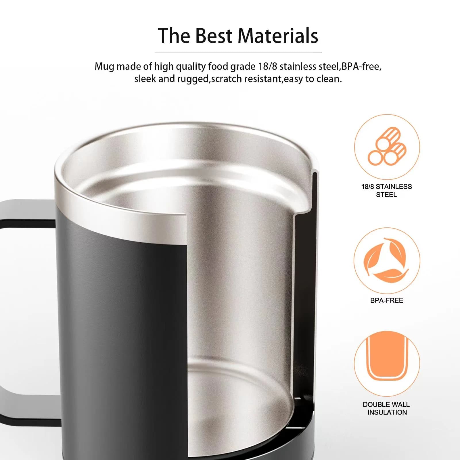 12oz USB-opvarmet kaffekrus