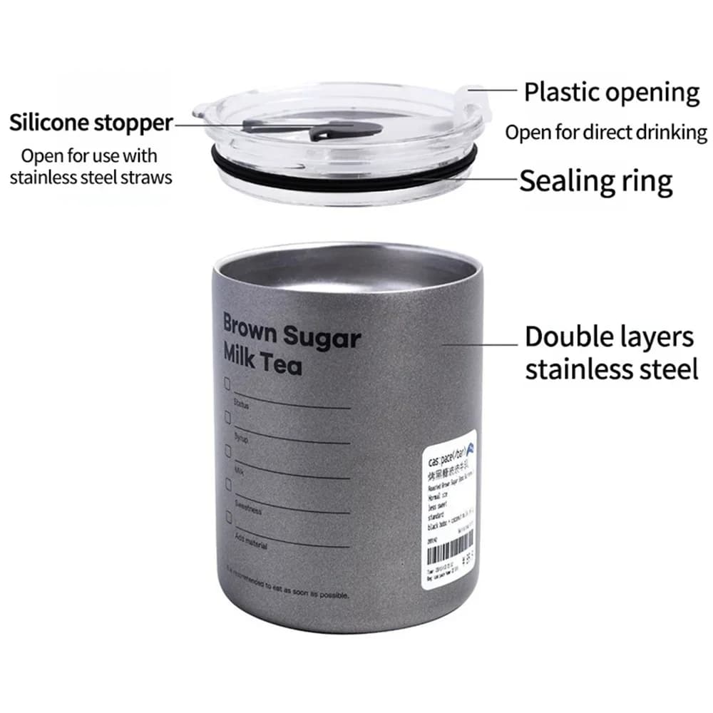 600ml sugerørstermokop