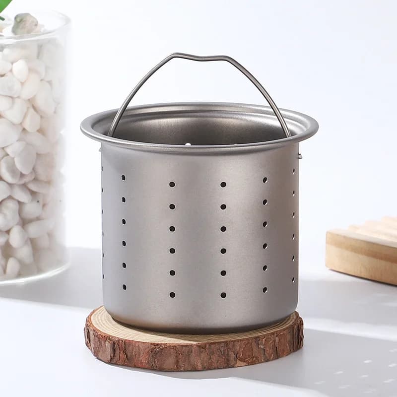 450 ml ren titanium tefilterkop